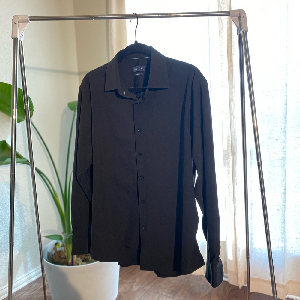 Nautica Black Dress Shirt